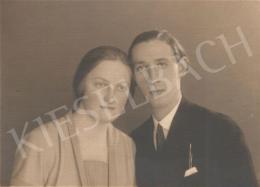  Faragó Endre - A művész feleségével, Krómer Annával